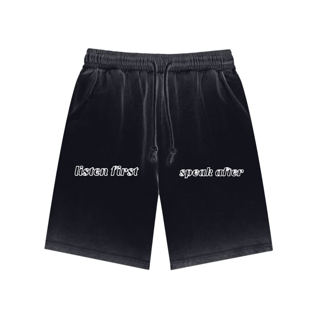pear's 'listen first' Reverse Dyed Sweatshorts