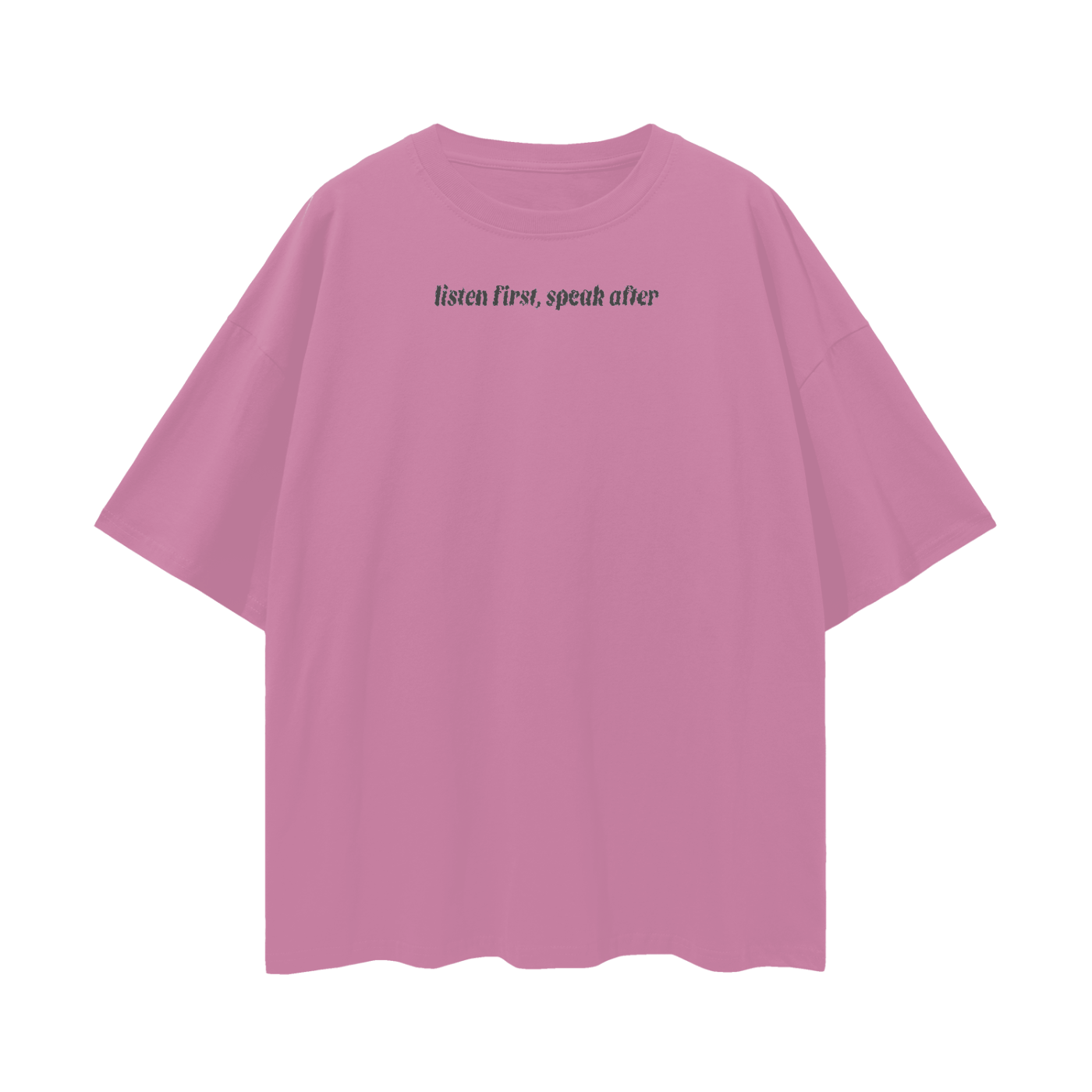 pear's 'listen first' Oversize Tee