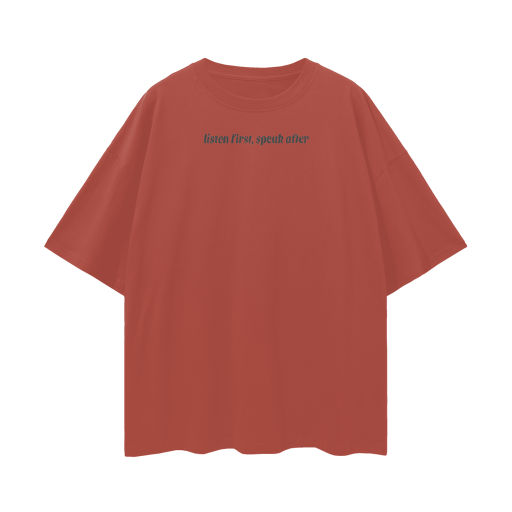 pear's 'listen first' Oversize Tee