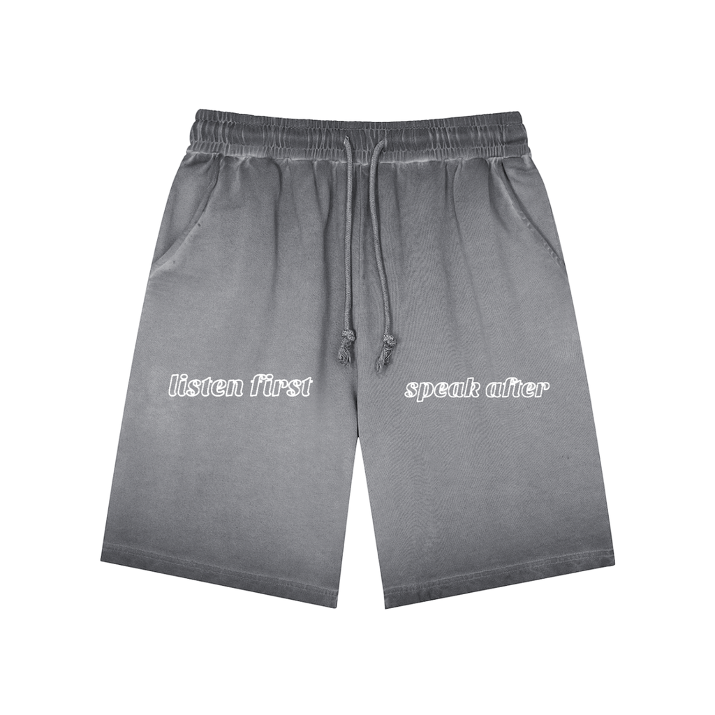 pear's 'listen first' Reverse Dyed Sweatshorts