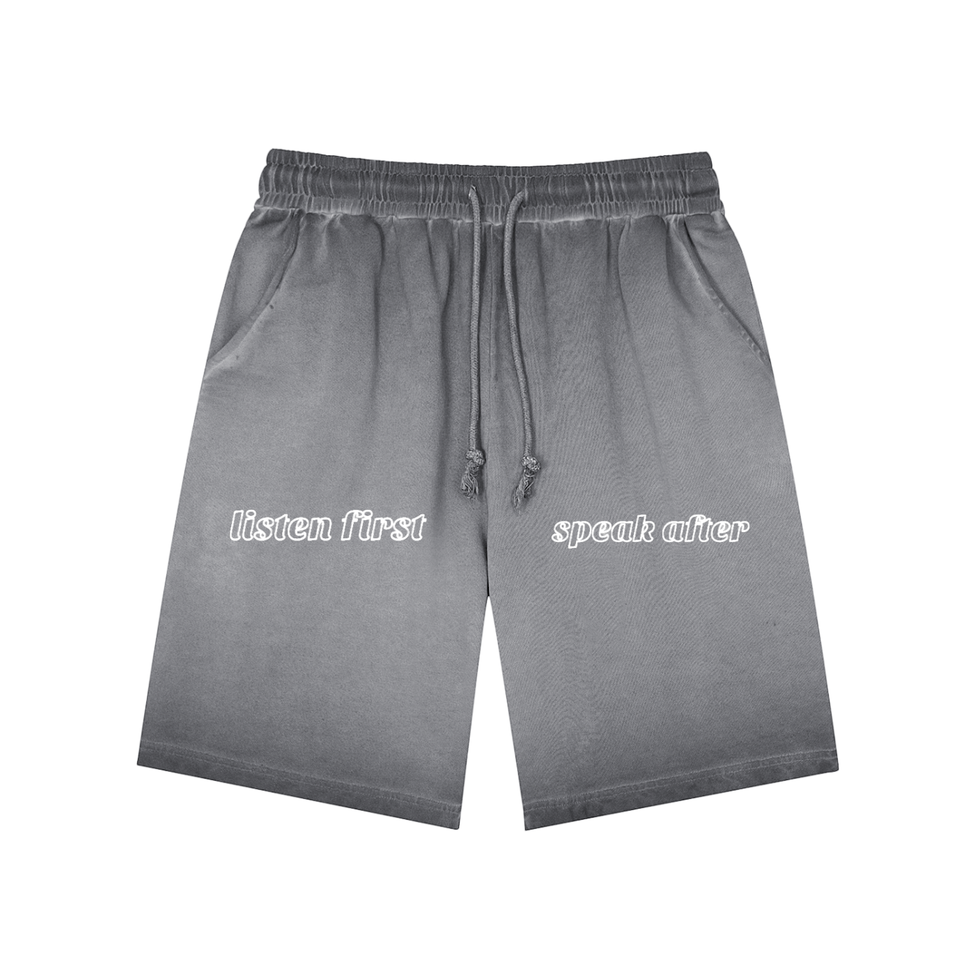 pear's 'listen first' Reverse Dyed Sweatshorts
