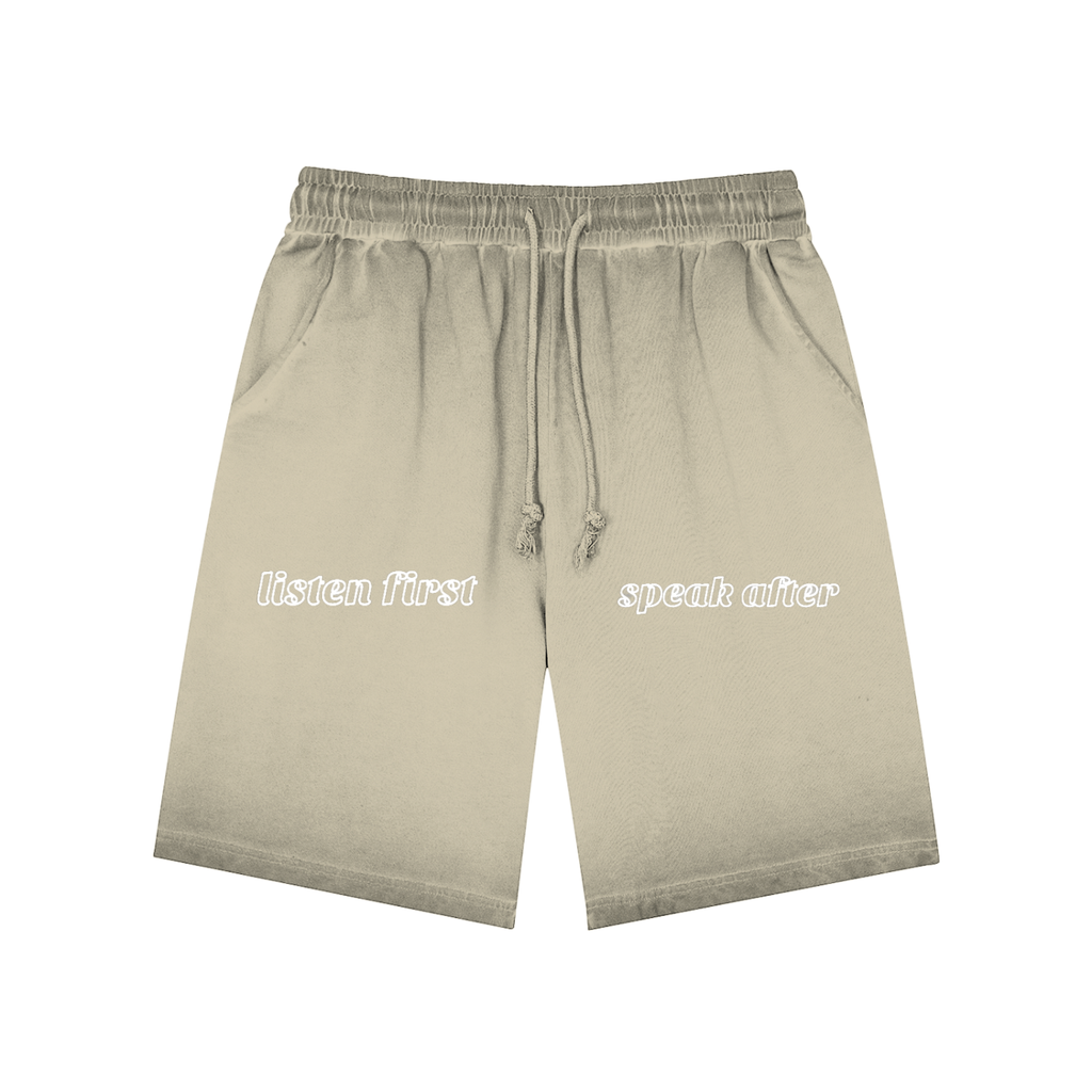 pear's 'listen first' Reverse Dyed Sweatshorts