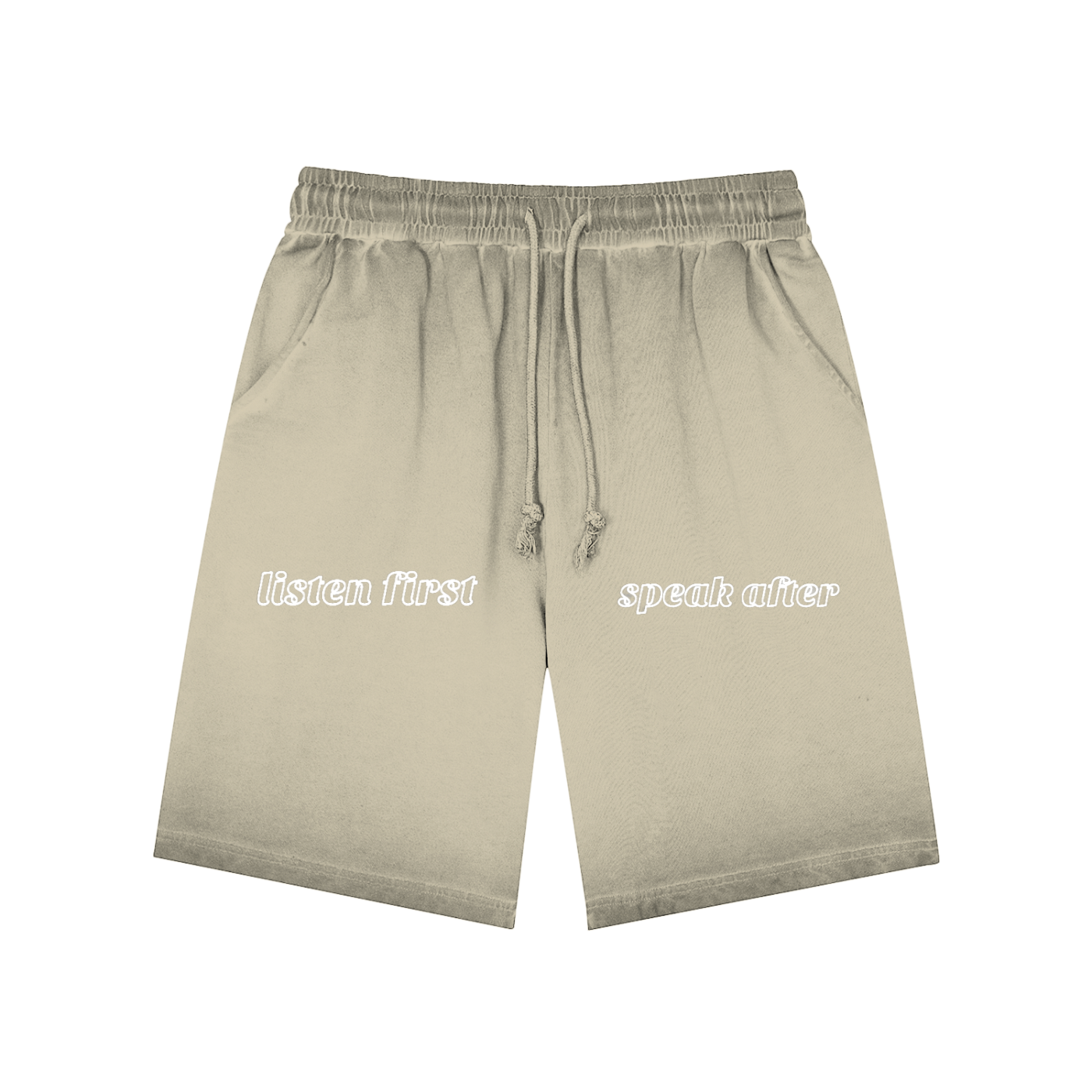 pear's 'listen first' Reverse Dyed Sweatshorts