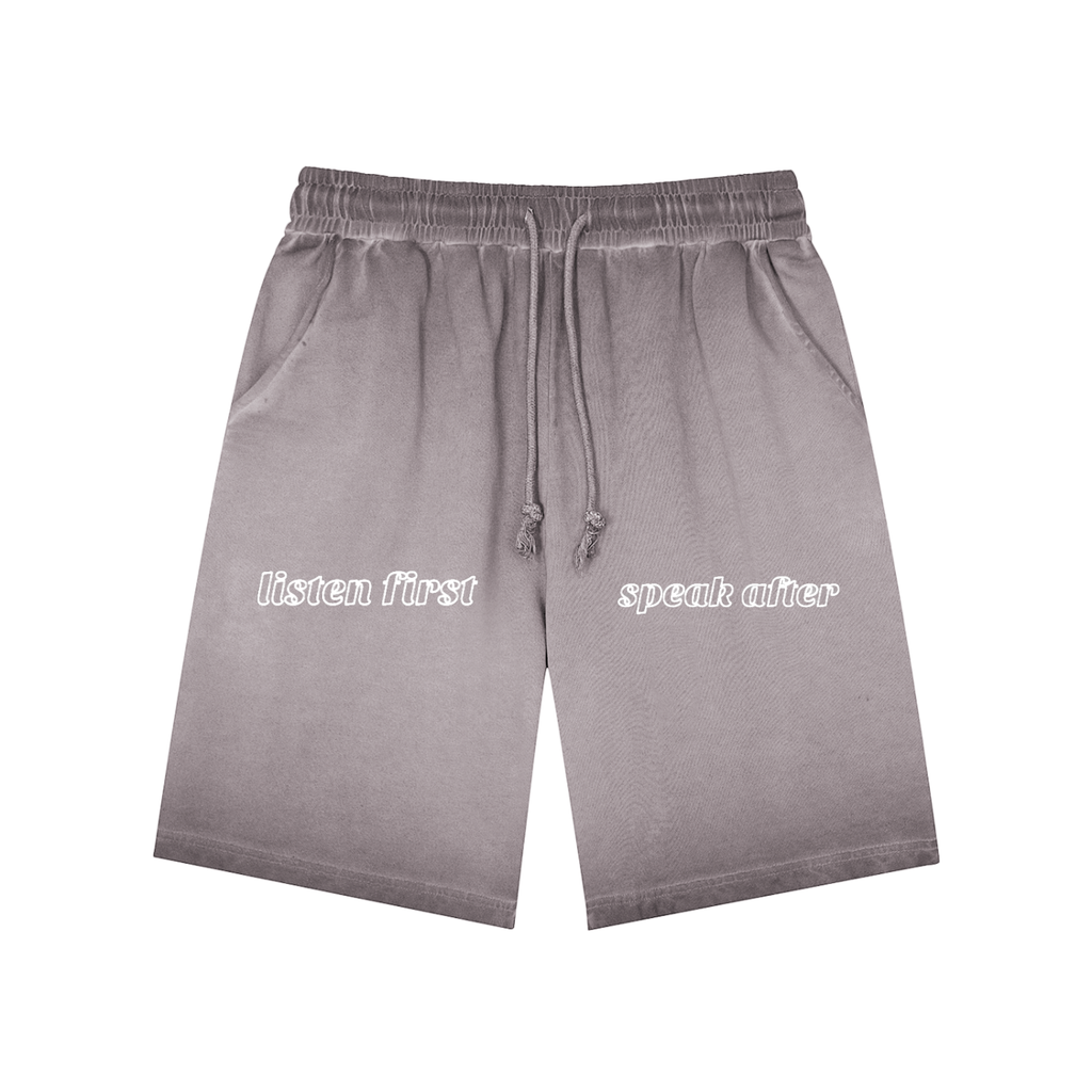 pear's 'listen first' Reverse Dyed Sweatshorts