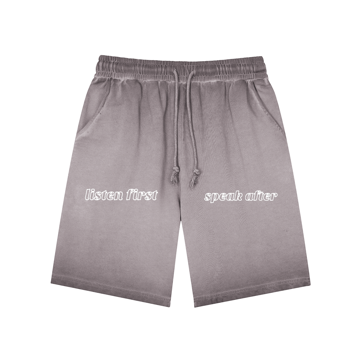 pear's 'listen first' Reverse Dyed Sweatshorts