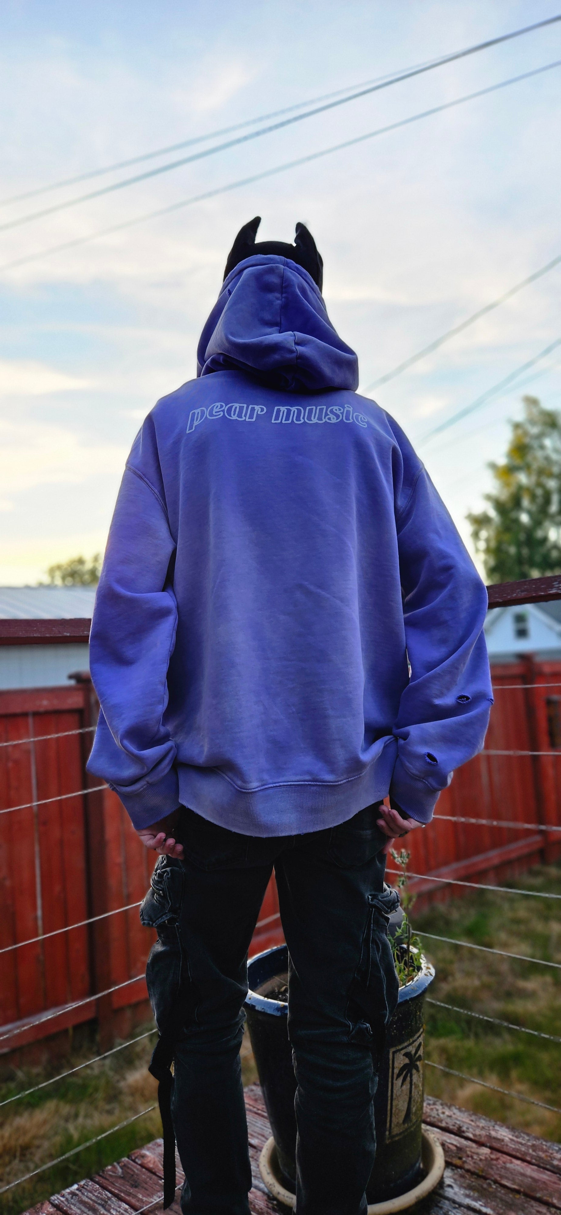 pear's 'speak love' heavyweight hoodie